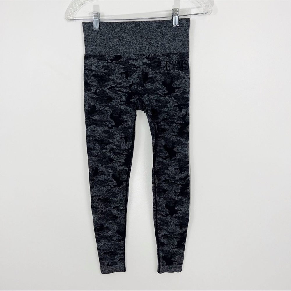 Gymshark Black Camo Adapt Seamless Leggings